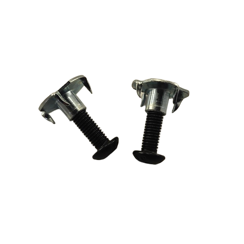 Bolts with a metal plate for the stock